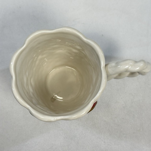 Fitz and Floyd Essentials Christmas Holiday Wreath Mug Set Of 4 - Picture 14 of 16